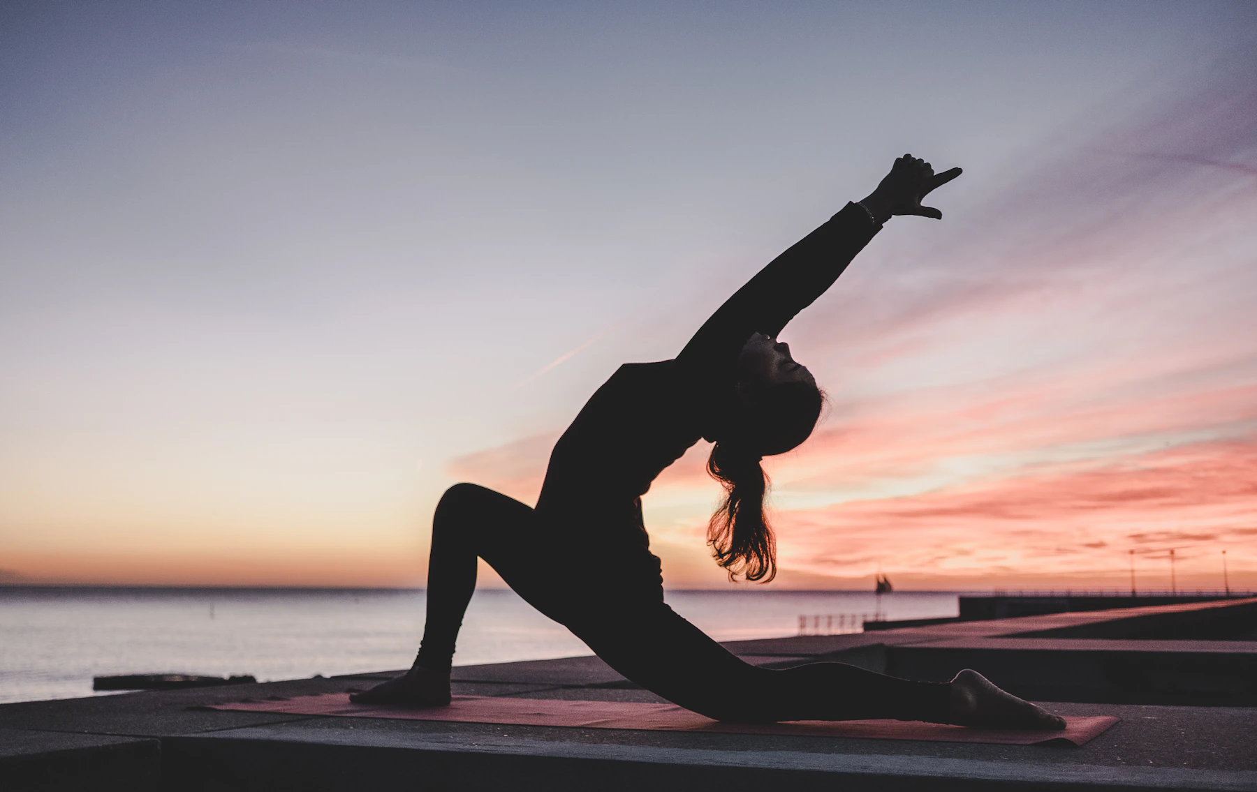 Illustrative yoga practice, not a Magical Yoga class or instructor